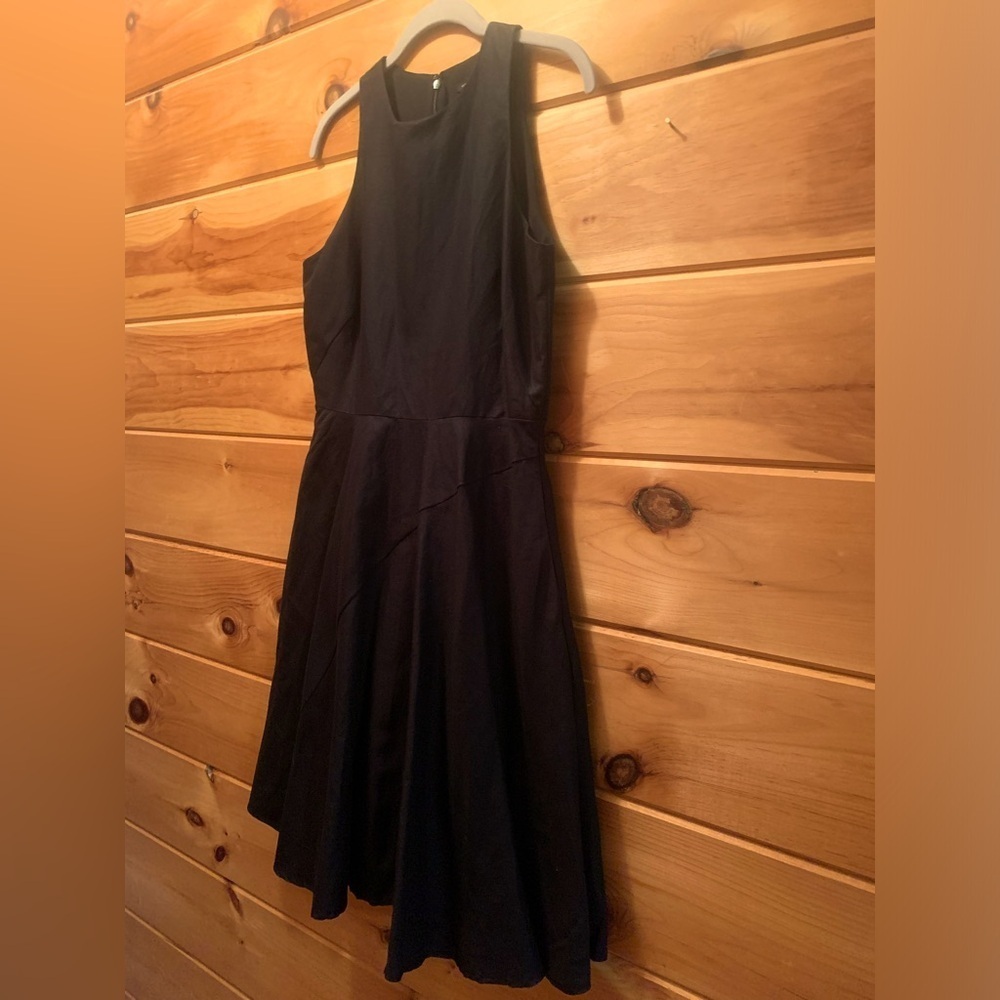 NWT ANN TAYLOR LINEN COTTON FLARE DRESS SIZE 0